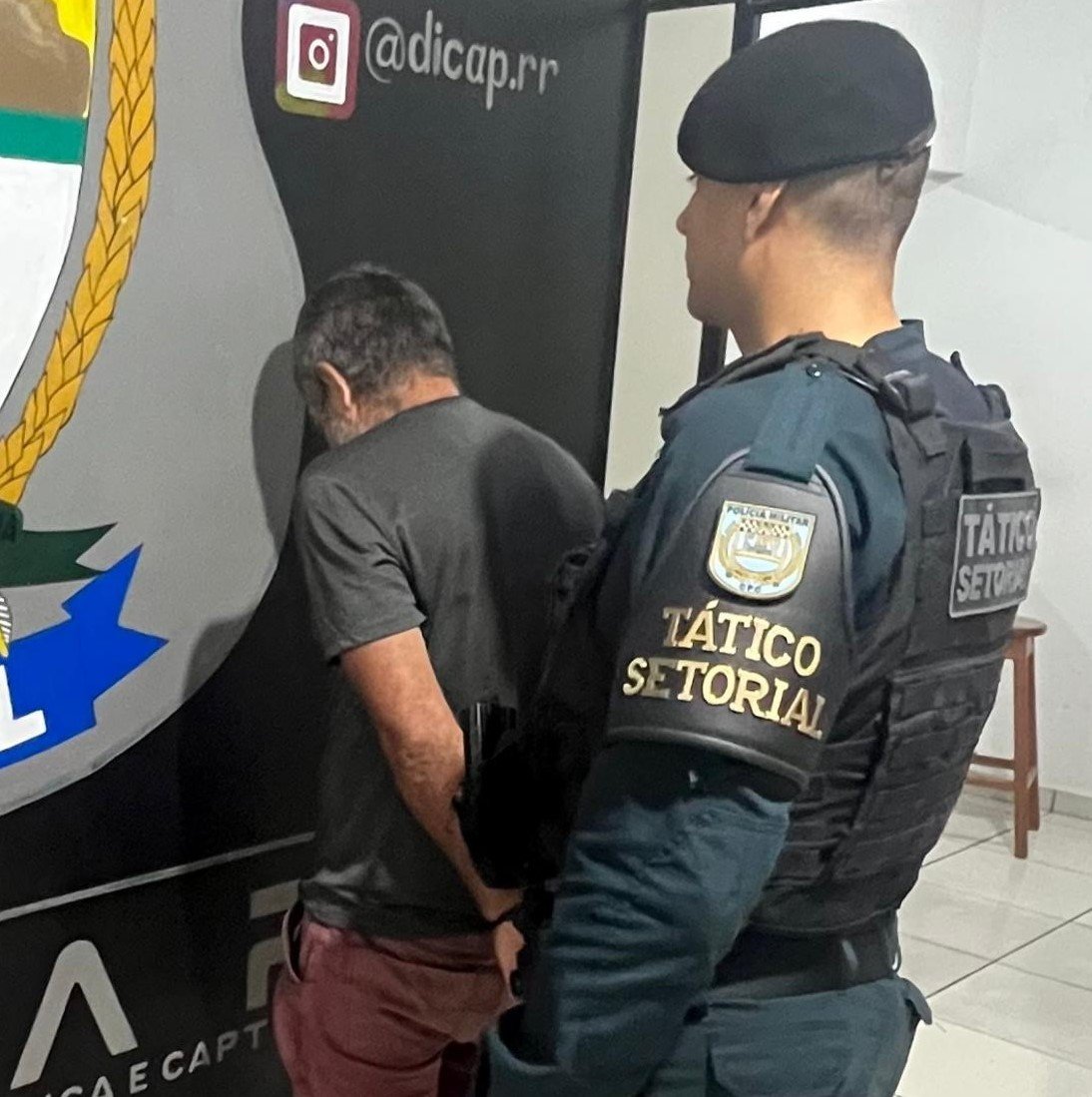 Albergado é Detido por Descumprir Medida Cautelar em Boa Vista
