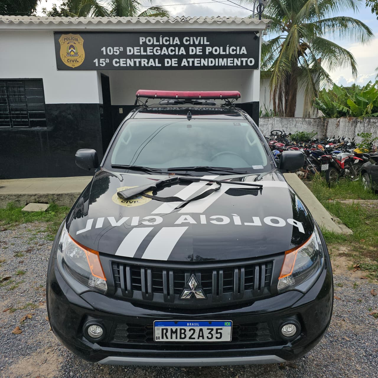 Homem é Preso em Arraias por Ameaçar Companheira e Manter Arma Irregular em Casa