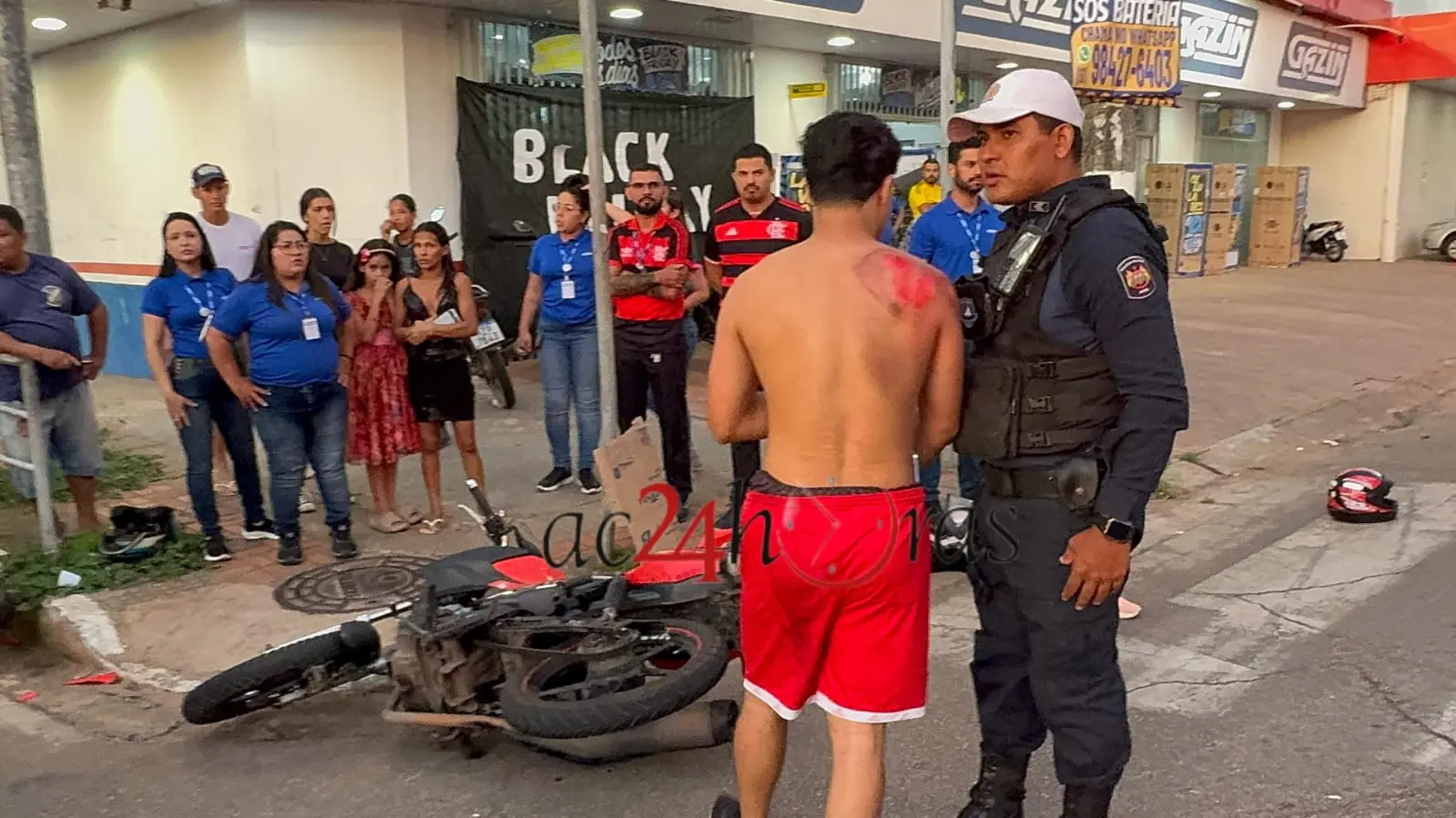 Acidente Grave em Rio Branco: Colisão entre Motos Deixa Quatro Feridos no Bairro Bosque