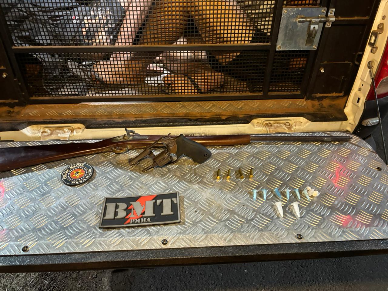 Operação Impacto: PM prende suspeitos e apreende armas e drogas em Itapecuru-Mirim