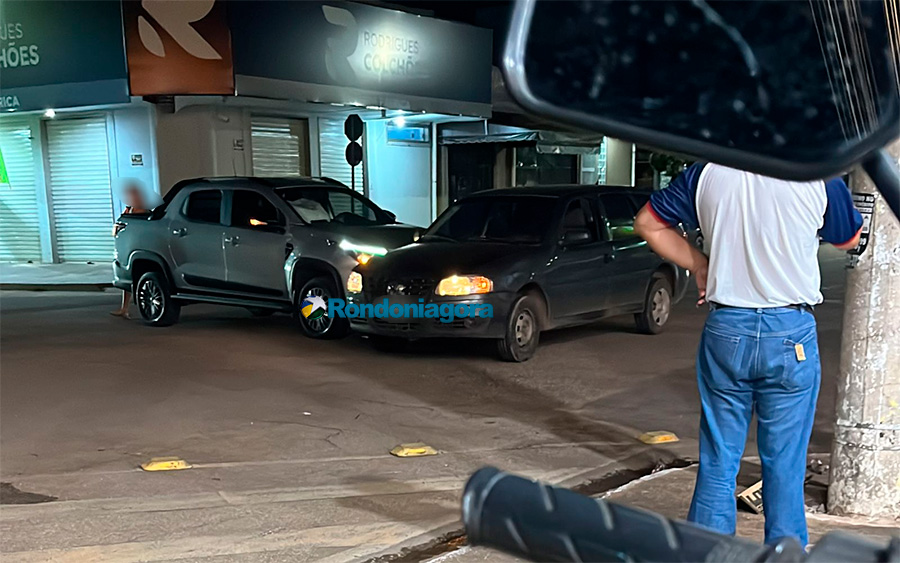 Oficial do Corpo de Bombeiros Ferido em Colisão no Centro de Porto Velho