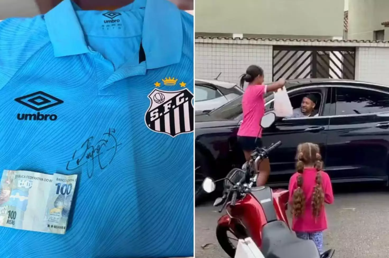 Neymar cumpre promessa e adoça o fim de semana em Santos após gesto inusitado