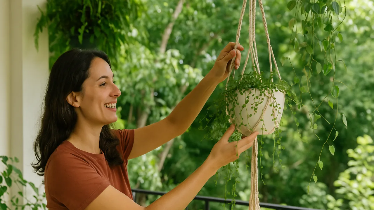 Verde Suspenso: 7 Plantas Pendentes para Transformar sua Casa em um Oásis Particular