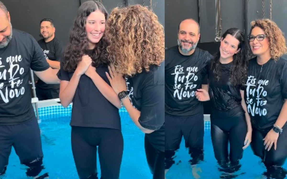 Fé e Emoção: Filha de Rodrigo Faro e Vera Viel é Batizada em Cerimônia Íntima