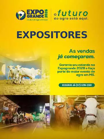 Expogrande 2026: Acrissul Aquece o Mercado e Abre Venda de Espaços de olho em Recorde de Faturamento