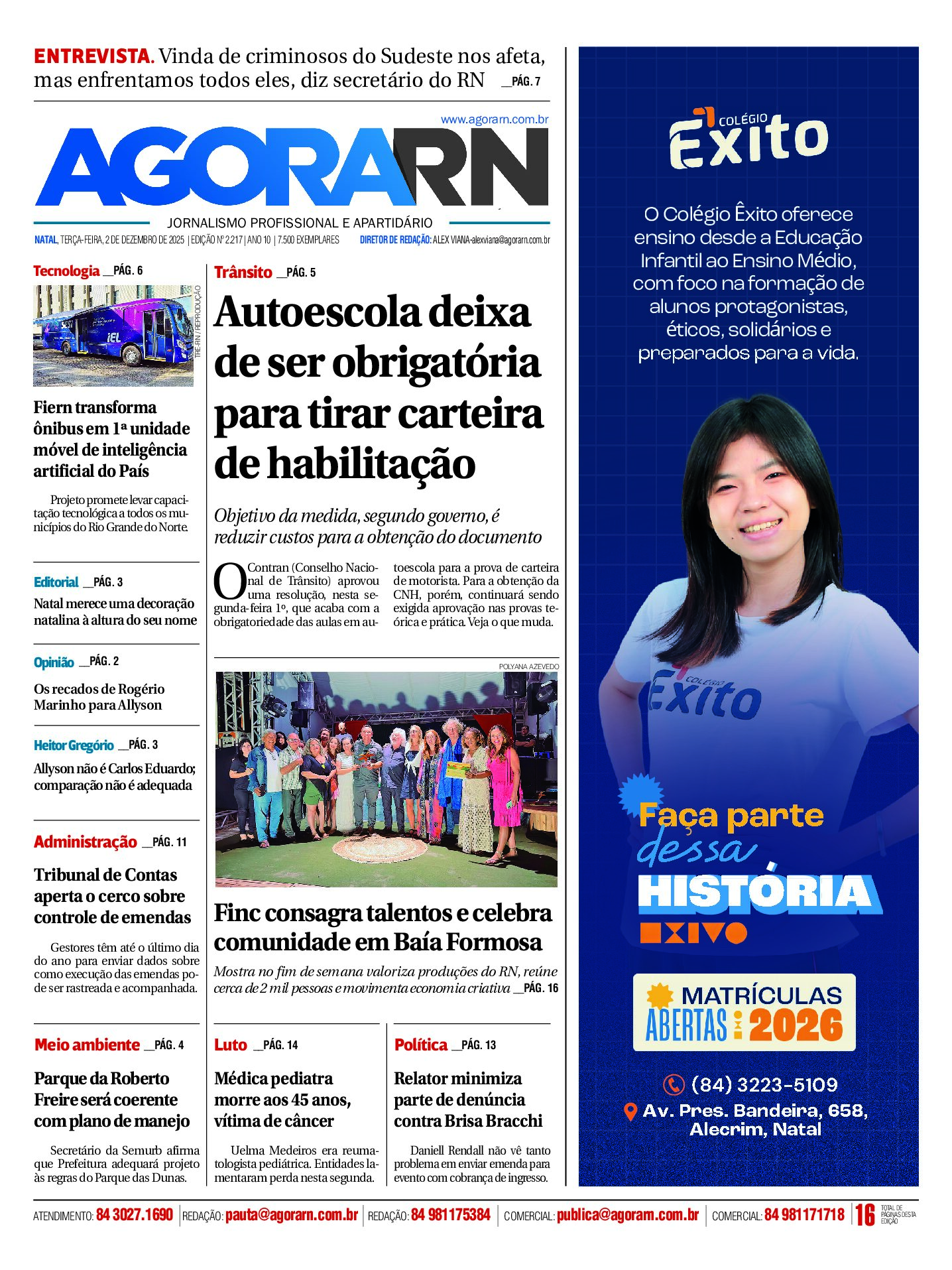 Agora RN Disponibiliza Edição Completa em PDF: Acesso Rápido às Notícias do Rio Grande do Norte