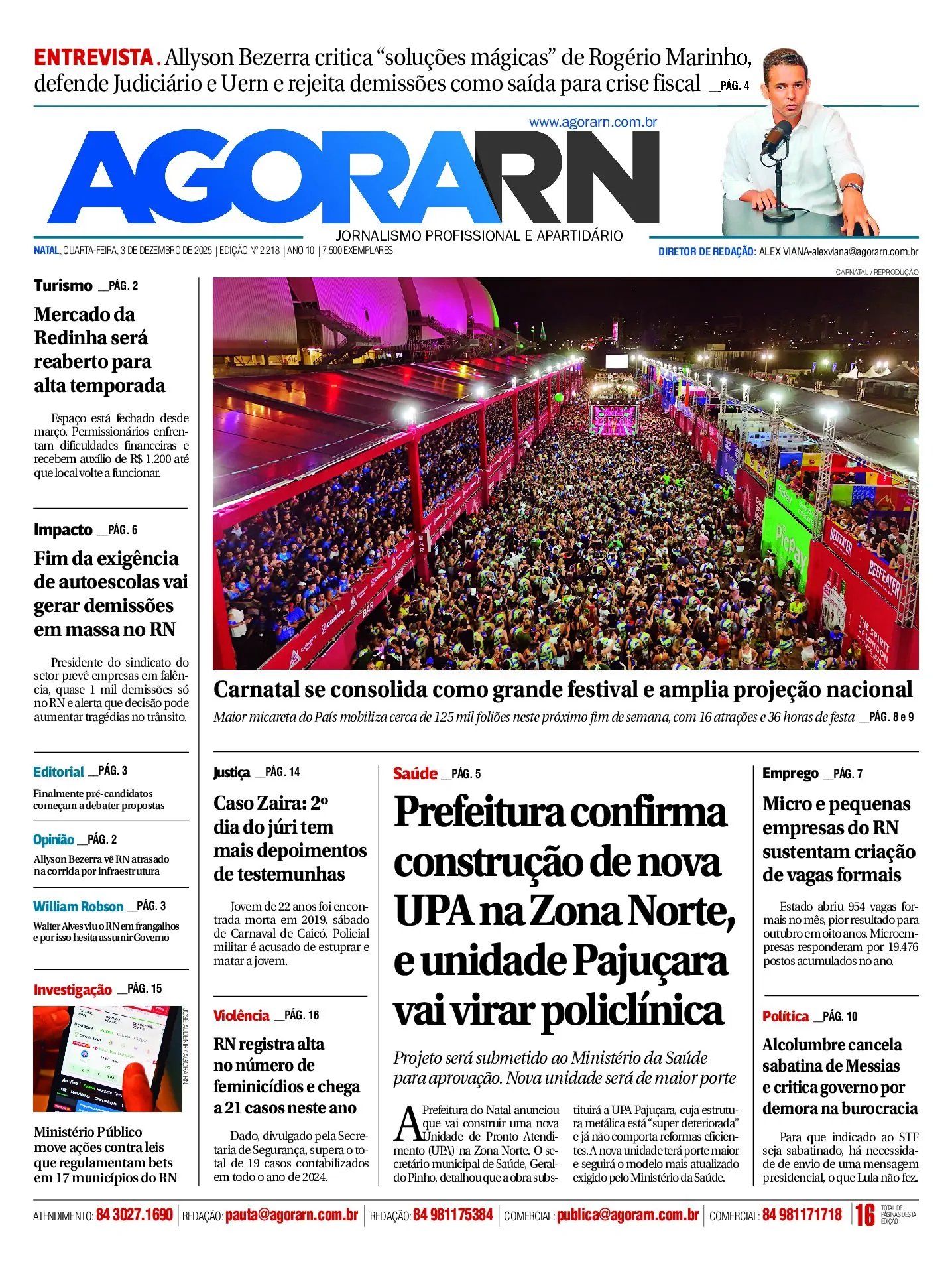 Acesso Imediato: Edição Completa do Agora RN em Formato PDF Disponível para Download