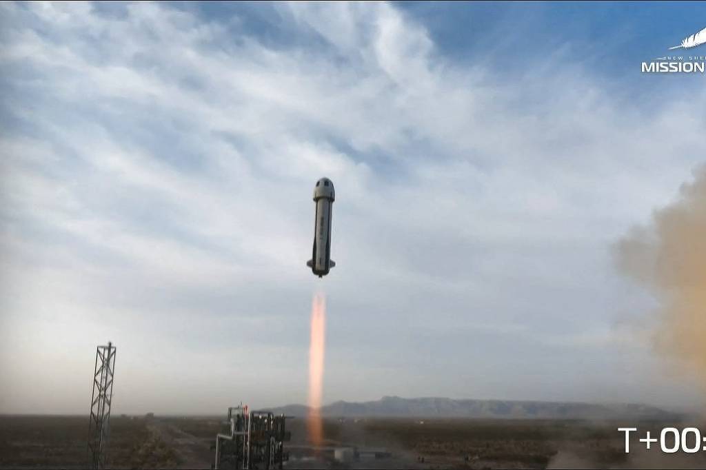 Blue Origin interrompe voos do New Shepard para focar em módulo lunar