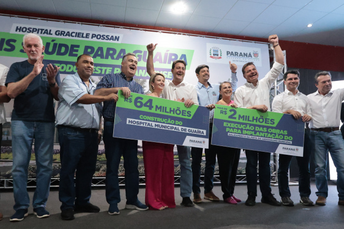 Estado anuncia investimento de R$ 64,3 milhões para novo hospital em Guaíra