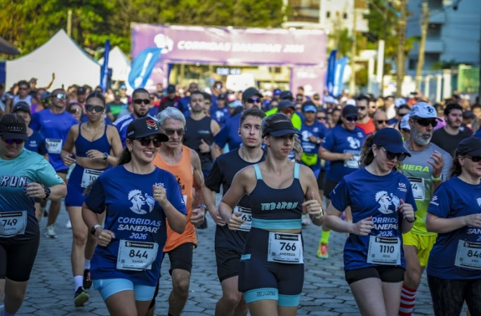 Corrida sanepar em matinhos atrai mais de 1.500 corredores