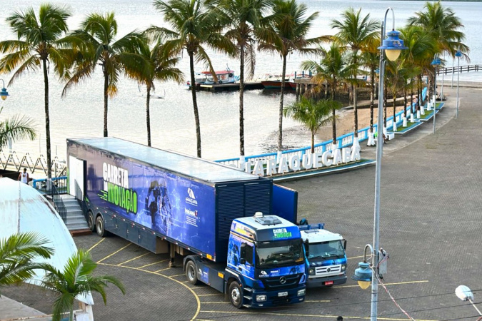 Carreta da inovação encerra o verão maior em Guaraqueçaba e Morretes