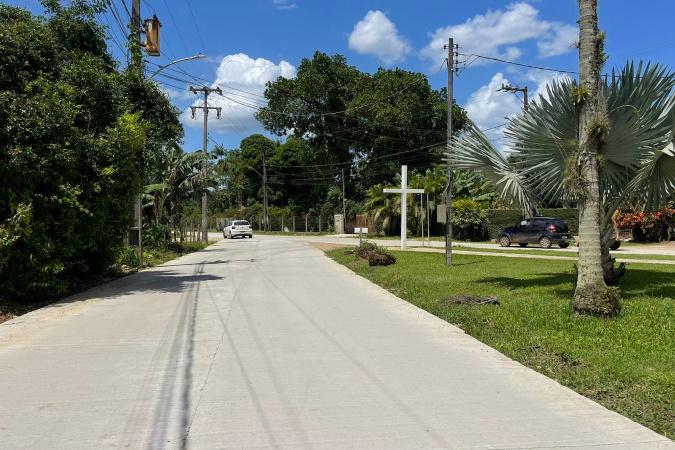 Nova estrada de concreto em Morretes traz avanços no acesso e desenvolvimento local