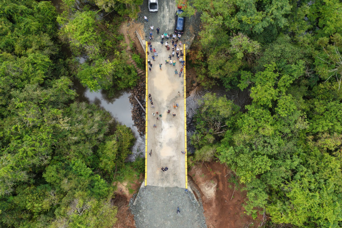 Parceria entre Paraná e Prudentópolis fortalece infraestrutura com ponte de concreto