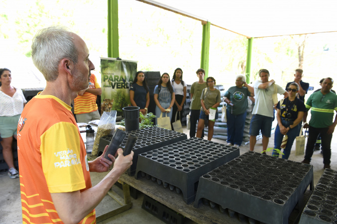 Um dia no viveiro reforça educação ambiental no litoral do Paraná
