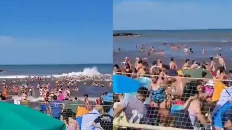 Mini tsunami provoca uma morte e dezenas de feridos na praia argentina