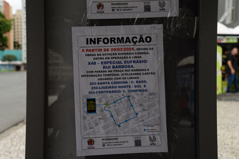 Linha especial Eufrásio/Rui Barbosa otimiza deslocamento durante obras na estação-tubo