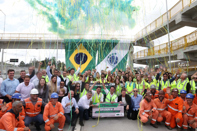 Ratinho Junior avança com duplicação da rodovia dos minérios em Almirante Tamandaré