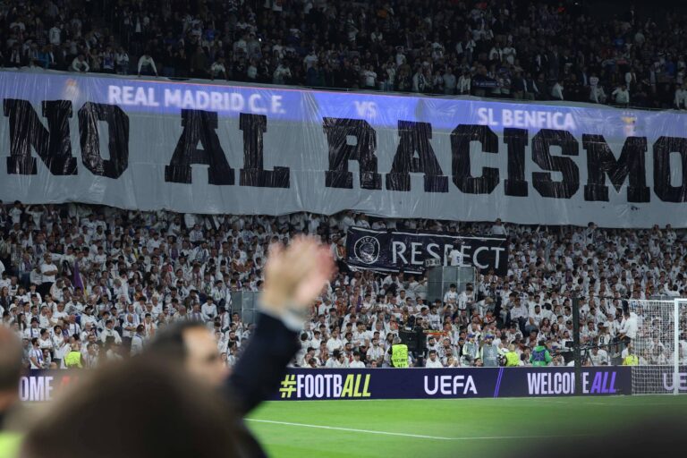 Real madrid expulsa torcedor após saudação nazista no duelo com Benfica