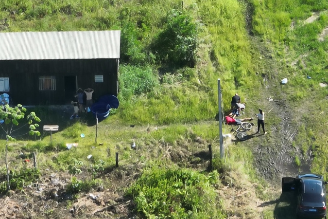 PCPR aplica drones e desarticula ponto de tráfico em Matinhos