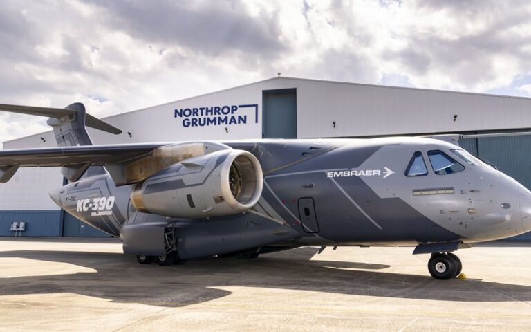 Embraer e Northrop aprimoram kc-390 com reabastecimento em voo avançado