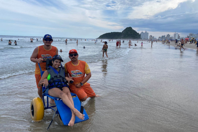 Praia acessível registra recorde de atendimentos no verão maior 2025 2026