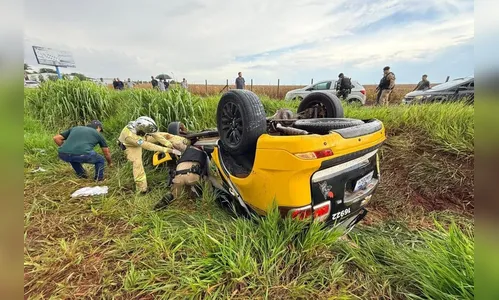 Capotamento de viatura mata policial militar em Doutor Camargo no Paraná