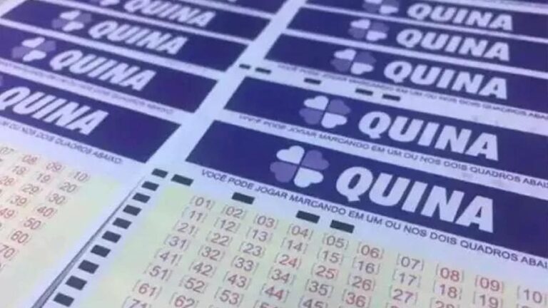 Quina acumula prêmio e sobe para R$ 3 milhões no concurso 6944