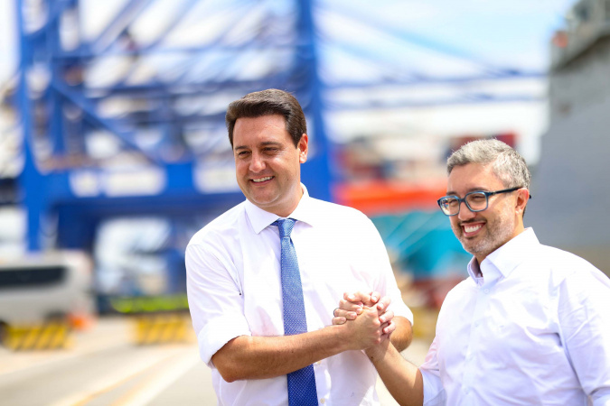 Ratinho Junior articula parcerias estratégicas com a gigante portuária MSC