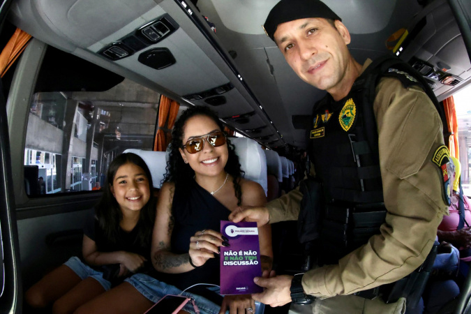 Programa mulher segura reforça combate à violência na rodoviária de Curitiba