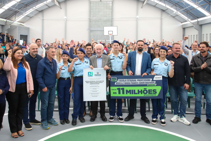 Mandirituba amplia educação estadual com nova escola de R$ 11,3 milhões