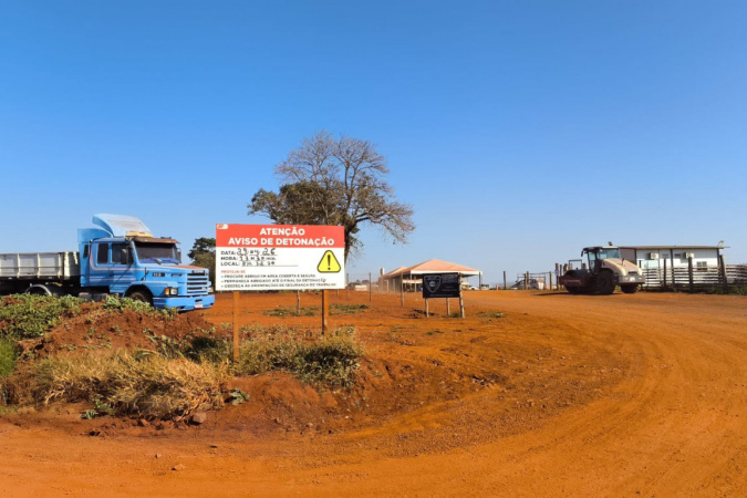 Duplicação da PR-445 avança com detonações entre Lerroville e Irerê