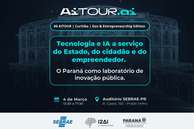 Estado promove debate sobre futuro da inteligência artificial em evento em Curitiba