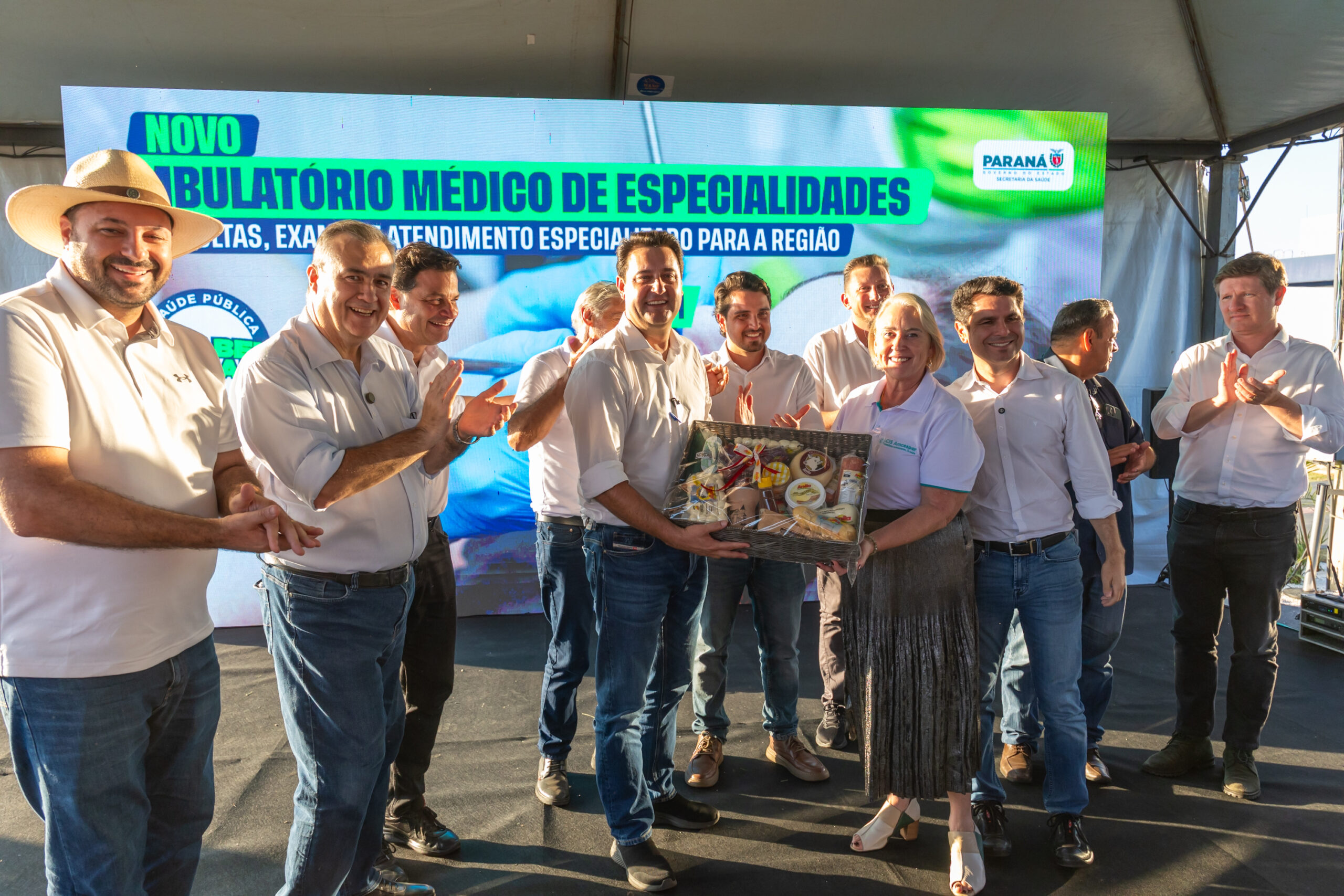 Ratinho Junior inaugura ambulatório em Irati e autoriza novo pronto atendimento