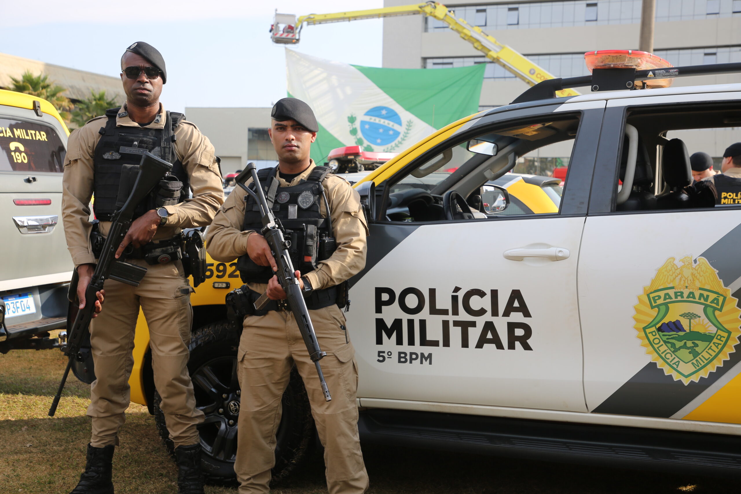 Estado reforça segurança em Londrina com novas viaturas