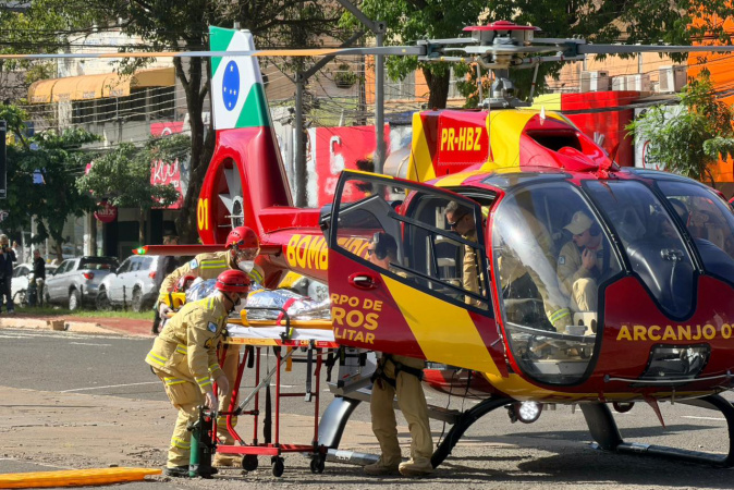 Forças de segurança realizam simulado integrado de trânsito em Maringá