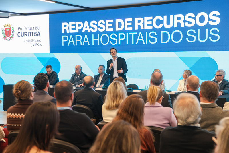 Prefeitura de Curitiba injeta R$ 58,2 milhões para sustentar hospitais do SUS