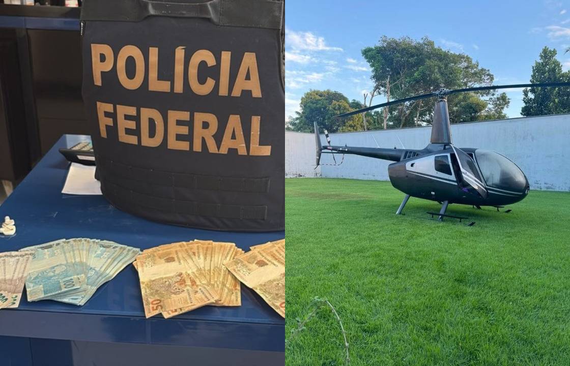 Polícia Federal apreende dinheiro e helicóptero em operação contra desvio de emendas no DF