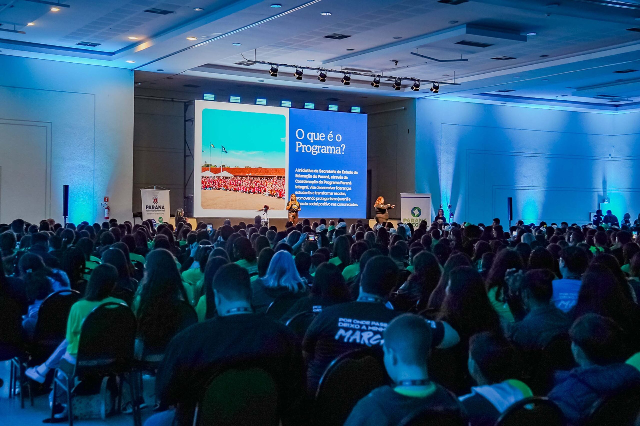 Paraná mobiliza 680 jovens líderes em Foz para reforçar protagonismo escolar
