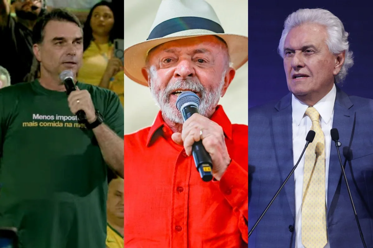 Pesquisa Real Time mostra empate técnico entre Lula, Flávio Bolsonaro e Caiado para 2º turno