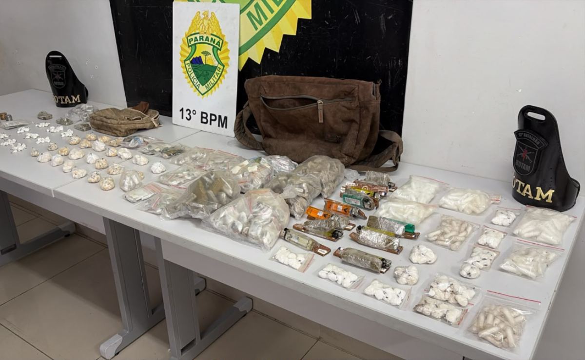 Polícia desmantela esconderijo de drogas enterrado no Parolin e prende três envolvidos