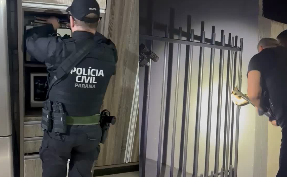 Polícia Civil desmonta esquema de tráfico e armas em cinco cidades do Paraná