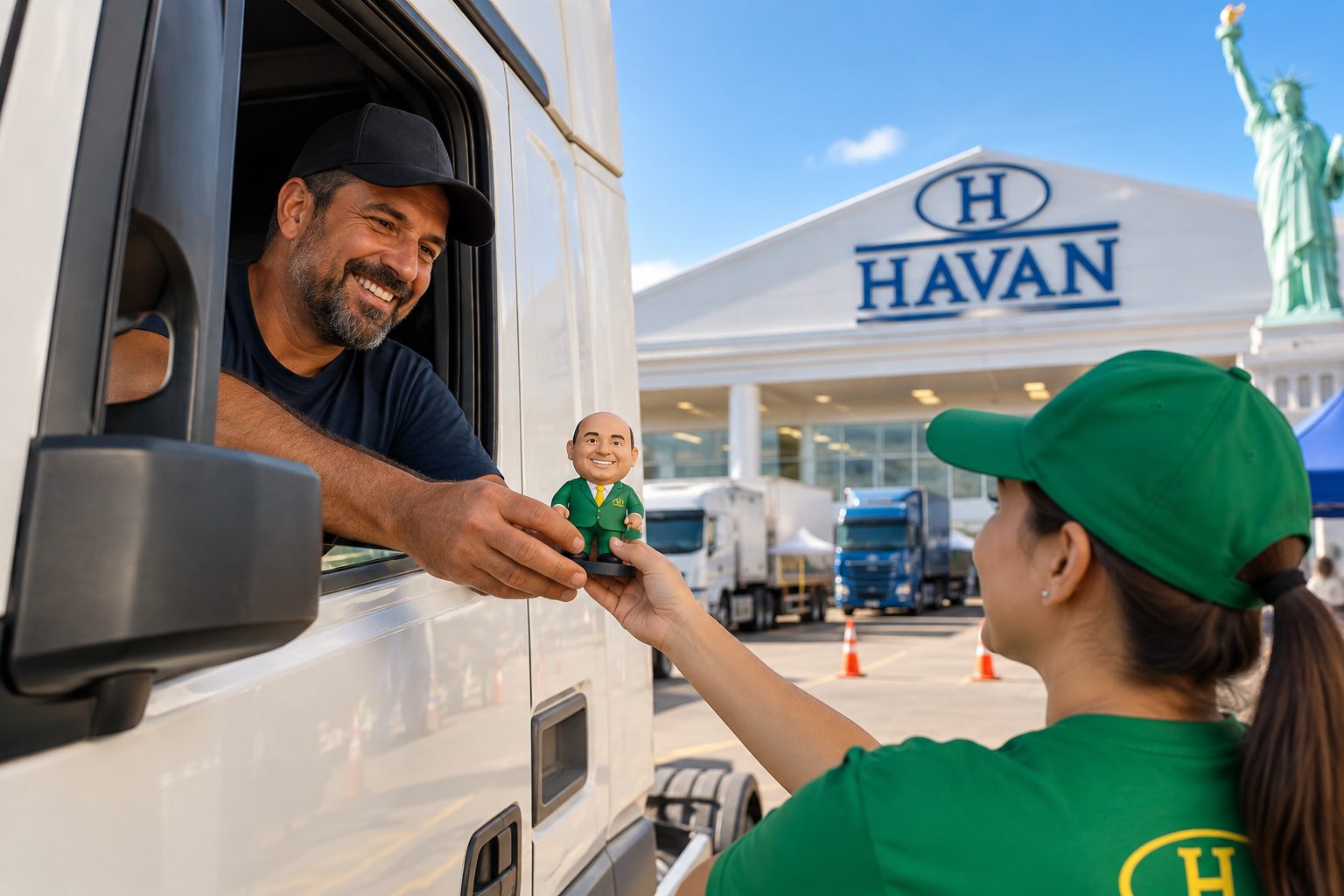 Havan distribui brinde a motoristas com CNH C, D e E em Sorriso
