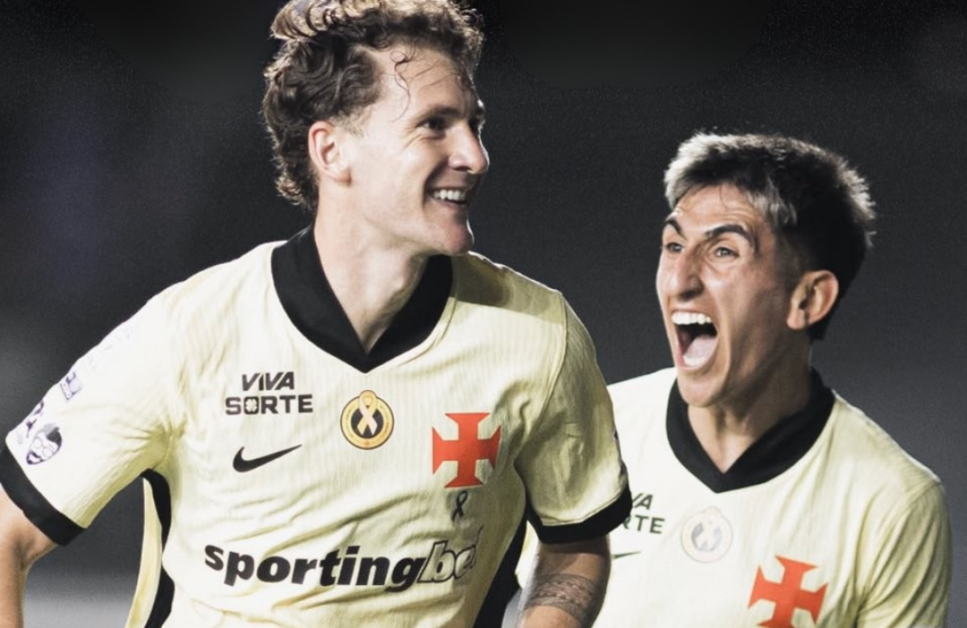 Coritiba sofre 5 a 0 para Vasco e iguala pior derrota no Brasileirão