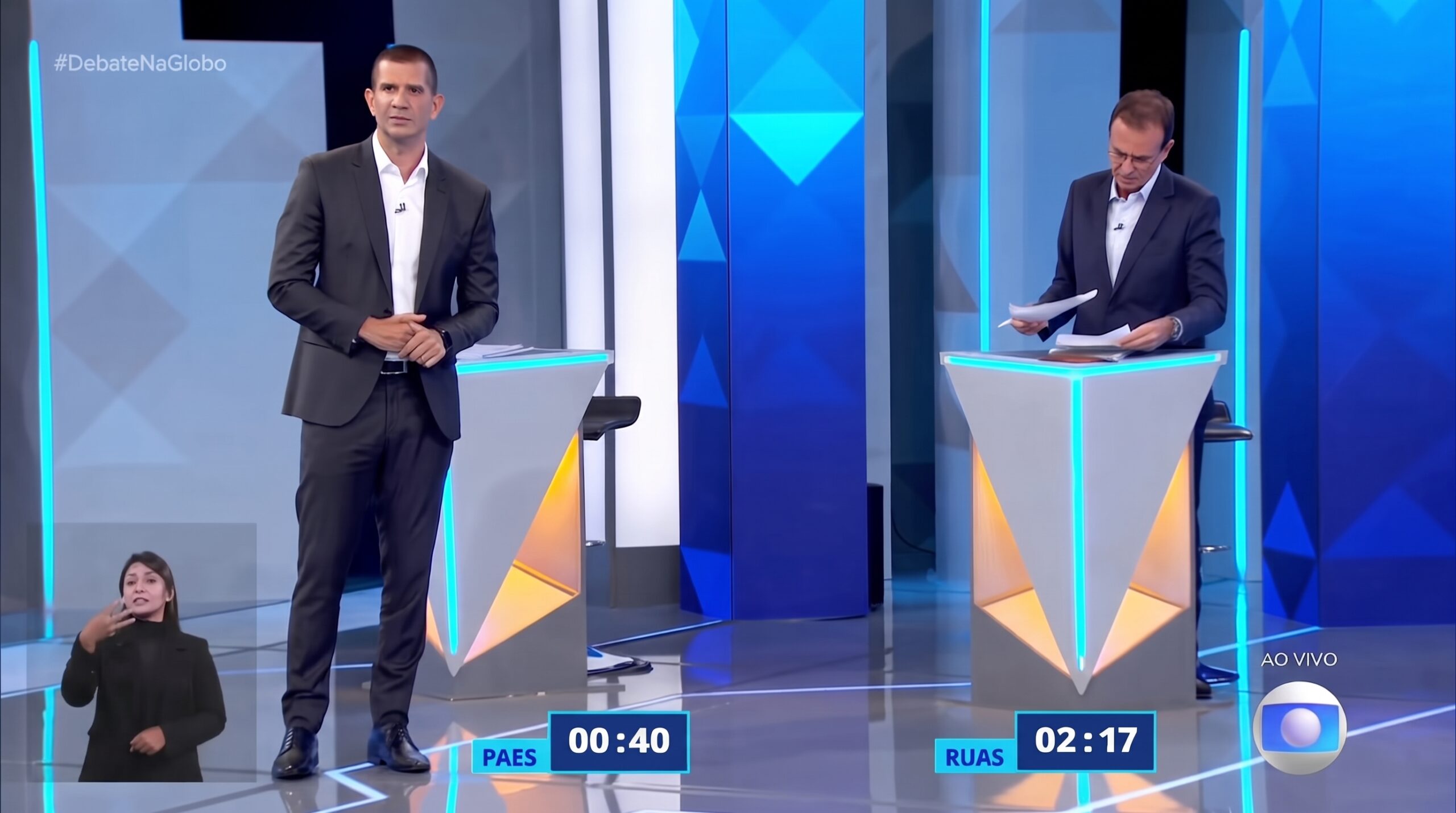 Paes e Ruas trocam acusações sobre Castro e Bacellar no debate do Rio