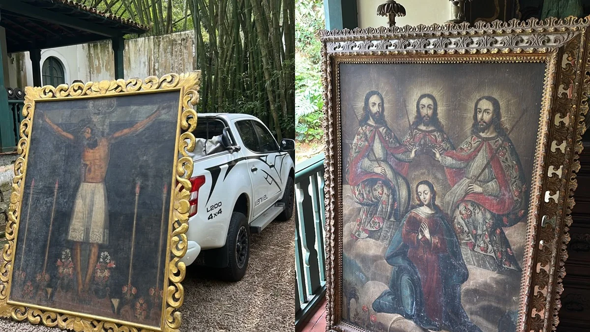 PF apreende obras sagradas do Peru no Rio por venda ilegal