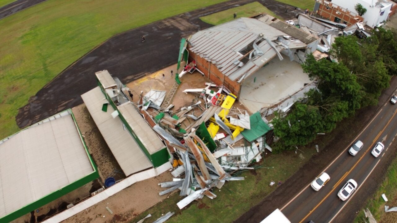 Simepar confirma ventos fortes no Paraná, mas descarta tornados