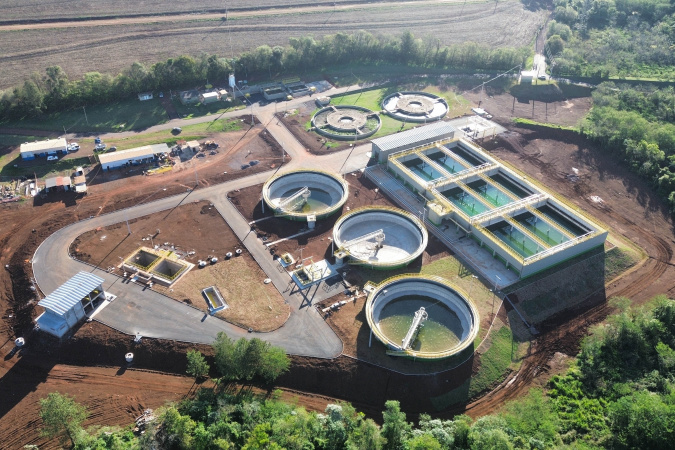 Sanepar amplia em 45% capacidade da ETE Sul em Cascavel