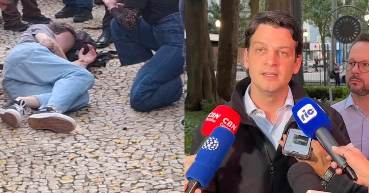 Prefeito de Curitiba determina fechamento total da Praça Osório após queda de galho