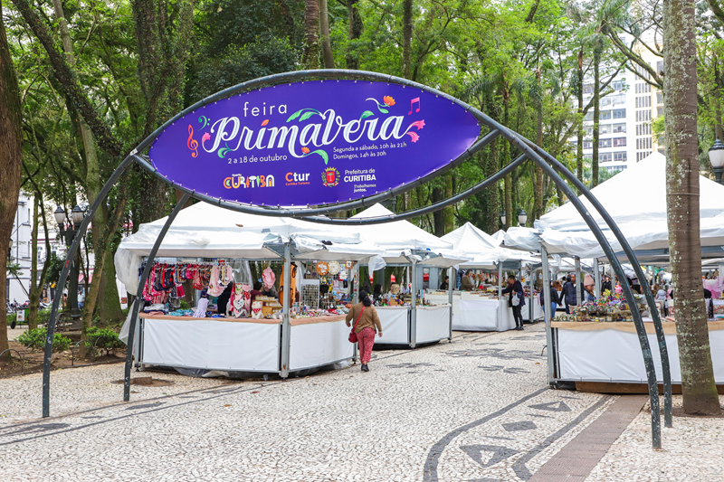 Feiras Especiais da Primavera e das Crianças ocorrem em dois locais de Curitiba